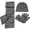Black/Grey Striped Touchscreen