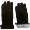 imageNIce Caps Womens Genuine Kid Leather Gloves with Plush LiningBrown Suede