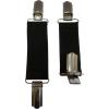 imageNIce Caps 2 Pairs Kids Mitten Clips  Strong Strainless Steel with TeethBlackBlack  2 Pair Pack