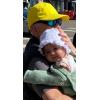 imageNIce Caps Baby Girls Bonnet White Lace Newborn Infant Toddler Sun Hat Special OccasionWhite With Piping Crown
