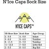 imageNIce Caps Boys Girls and Baby CottonSpandex Crew Gripper Socks  6 Pair PackMulti ColorGripper