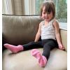 imageNIce Caps Boys Girls and Baby CottonSpandex Crew Gripper Socks  6 Pair PackMulti Pack With Gripper