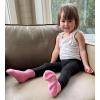imageNIce Caps Boys Girls and Baby CottonSpandex Crew Gripper Socks  6 Pair PackMulti Pack With Gripper