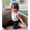 imageNIce Caps Boys Girls and Baby CottonSpandex Crew Gripper Socks  6 Pair PackMulti Pack With Gripper