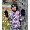 imageNIce Caps Boys Kids Hat Gloves Winter Set Fleece Brim Warm Sherpa LinedRedBlack Buffalo Plaid