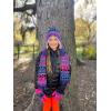 imageNIce Caps Kids Hat Glove Scarf Girls Winter Knit Accessory Set Warm Sherpa Lined 3 PieceFuchsia Light Purple