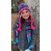 imageNIce Caps Kids Hat Glove Scarf Girls Winter Knit Accessory Set Warm Sherpa Lined 3 PieceTurqFuchsiaPurple