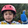 imageNIce Caps Kids Magic Stretch Gloves Mitten 3 Pairs Toddler Boys Girls WinterRobots  BlackNavyRoyal