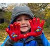 imageNIce Caps Kids Magic Stretch Gloves Mitten 3 Pairs Toddler Boys Girls WinterTrucks  NavyCharcoalBlack