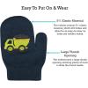 imageNIce Caps Kids Magic Stretch Gloves Mitten 3 Pairs Toddler Boys Girls WinterTrucks  NavyCharcoalBlack Mittens