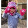 imageNIce Caps Kids Magic Stretch Gloves Mitten 3 Pairs Toddler Boys Girls WinterUnicorns  PinkPurpleFuchsia