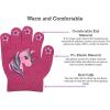 imageNIce Caps Kids Magic Stretch Gloves Mitten 3 Pairs Toddler Boys Girls WinterUnicorns  PinkPurpleFuchsia