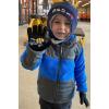 imageNIce Caps Kids Magic Stretch Gloves Mitten 3 Pairs Toddler Boys Girls WinterUnicorns  PinkPurpleFuchsia