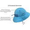 imageNIce Caps Kids Sun Hats UPF 50 UV Protection 2Pack Boys Girls Toddler Adjustable Mesh LinedNeon BlueNeon Green  2 Pack