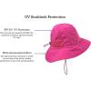 imageNIce Caps Kids Sun Hats UPF 50 UV Protection 2Pack Boys Girls Toddler Adjustable Mesh LinedNeon PinkNeon Purple  Pack