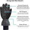 imageNIce Caps Kids Waterproof Winter Thinsulate Warm GlovesCharcoal Melange