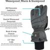 imageNIce Caps Kids Waterproof Winter Thinsulate Warm GlovesCharcoal Melange