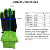 imageNIce Caps Kids Waterproof Winter Thinsulate Warm GlovesNeon Green