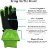 imageNIce Caps Kids Waterproof Winter Thinsulate Warm GlovesNeon Green