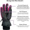 imageNIce Caps Kids Waterproof Winter Thinsulate Warm GlovesPink Lava