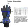 imageNIce Caps Kids Waterproof Winter Thinsulate Warm GlovesRoyal Geo