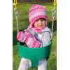 imageNIce Caps Toddler Baby Winter Hat Mitten Set  Kids Boys Girls Gloves Fleece Sherpa LinedBlackRoyalNeon Green Infant