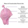 imageNIce Caps Toddler Baby Winter Hat Mitten Set  Kids Boys Girls Gloves Fleece Sherpa LinedLight Pink Infant