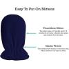 imageNIce Caps Toddler Baby Winter Hat Mitten Set  Kids Boys Girls Gloves Fleece Sherpa LinedNavy Infant