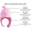 imageNIce Caps Toddler Baby Winter Hat Mitten Set  Kids Boys Girls Gloves Fleece Sherpa LinedPink  Infant