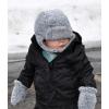 imageNIce Caps Toddler Baby Winter Hat Mitten Set  Kids Boys Girls Gloves Fleece Sherpa LinedRed Buffalo Plaid Trooper Infant