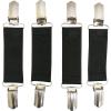 imageNIce Caps 2 Pairs Kids Mitten Clips  Strong Strainless Steel with TeethBlackBlack  2 Pair Pack