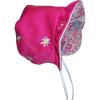 imageNIce Caps Baby Girls Bonnet White Lace Newborn Infant Toddler Sun Hat Special OccasionFuchsiaPrint Reversible
