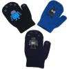 Robots - Black/Navy/Royal Mittens