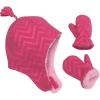 Fuchsia Embossed Chevron Print