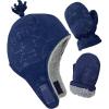Navy Embossed Arrows
