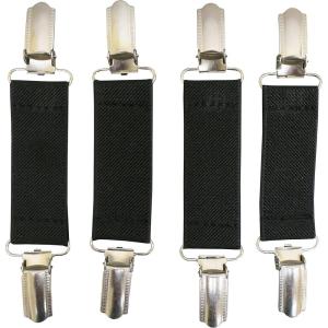 imageNIce Caps 2 Pairs Kids Mitten Clips  Strong Strainless Steel with TeethBlackBlack  2 Pair Pack