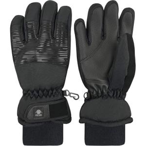 imageNIce Caps Kids Waterproof Winter Thinsulate Warm GlovesBlack Stripe