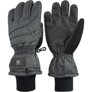 imageNIce Caps Kids Waterproof Winter Thinsulate Warm GlovesCharcoal Melange