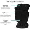 imageNIce Caps Kids Fingerless Glove Mitten Converter Winter Warm Thinsulate LinedBlack Solid