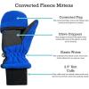 imageNIce Caps Kids Fingerless Glove Mitten Converter Winter Warm Thinsulate LinedRoyal Blue