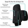 imageNIce Caps Kids Waterproof Snow Mittens Cold Weather Thinsulate InsulatedBlack