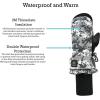 imageNIce Caps Kids Waterproof Snow Mittens Cold Weather Thinsulate InsulatedBlackGrey Dots