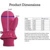 imageNIce Caps Kids Waterproof Snow Mittens Cold Weather Thinsulate InsulatedFuchsia