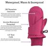 imageNIce Caps Kids Waterproof Snow Mittens Cold Weather Thinsulate InsulatedFuchsia