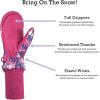 imageNIce Caps Kids Waterproof Snow Mittens Cold Weather Thinsulate InsulatedFuchsia Dots