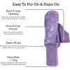 imageNIce Caps Kids Waterproof Snow Mittens Cold Weather Thinsulate InsulatedLight Purple Pixels