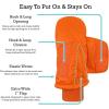 imageNIce Caps Kids Waterproof Snow Mittens Cold Weather Thinsulate InsulatedNeon Orange