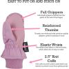 imageNIce Caps Kids Waterproof Snow Mittens Cold Weather Thinsulate InsulatedPink