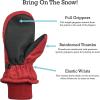 imageNIce Caps Kids Waterproof Snow Mittens Cold Weather Thinsulate InsulatedRed