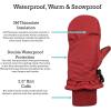 imageNIce Caps Kids Waterproof Snow Mittens Cold Weather Thinsulate InsulatedRed